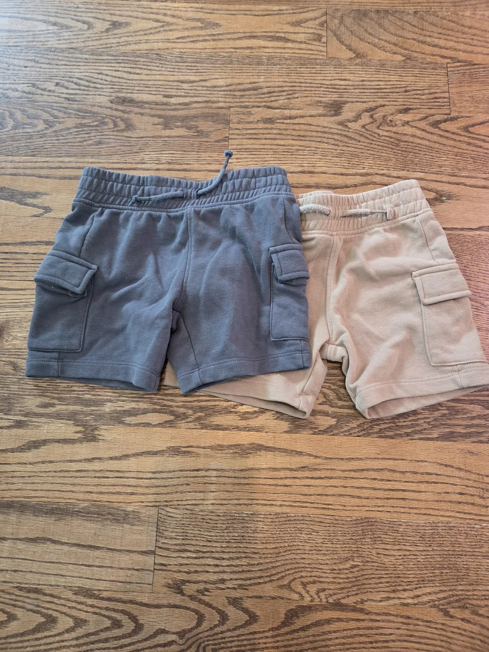 Falls Creek - Cargo Short Set - Gray & Tan - Size 3T